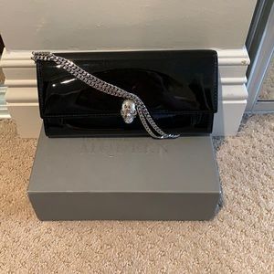 Alexander McQueen skull motif clutch
